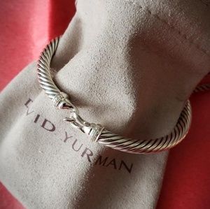 DY Sterling Silver Cable Buckle Bracelet